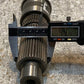 Gear Shaft 14-1/4" Long 44mm 34-Spline End 35mm 32-Spline End 22mm Thread