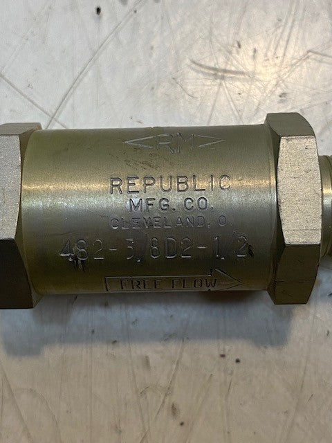 REPUBLIC 482-3/8D2-1/2 Relief Valve 14mm Bore 17mm Thread 10mm ID 28mm OD