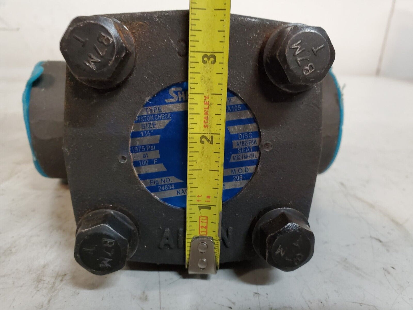 Sharpe Valves Series Carbon Steel Piston Check Valve 24834 | 1-1/2" | MR-01-075