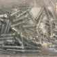 Bag Of 79 S.W. Anderson Zinc Plated FH-0518-24ZI PEM Studs Flat Top