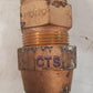 3 Quantity of Ford 1" Brass Compression Couplers Water Service Ranger (3 Qty)