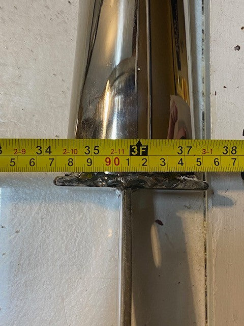 Nudge Bar U08413-17 | 16" H 22-1/2" D 37-1/2" W 63mm Thick 6-1/2" Between Bars
