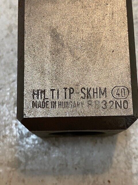 Hilti TP-SKHM Bushing Tool Head 8832NO 1-1/2" x 1-1/2" x 2"