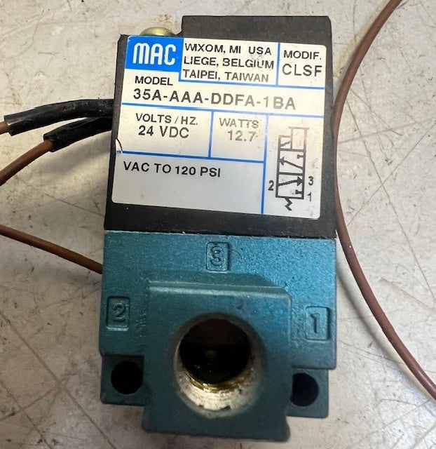 MAC Solenoid Valve 35A-AAA-DDFA-1BA Pneumatic Control Valve 24V Industrial