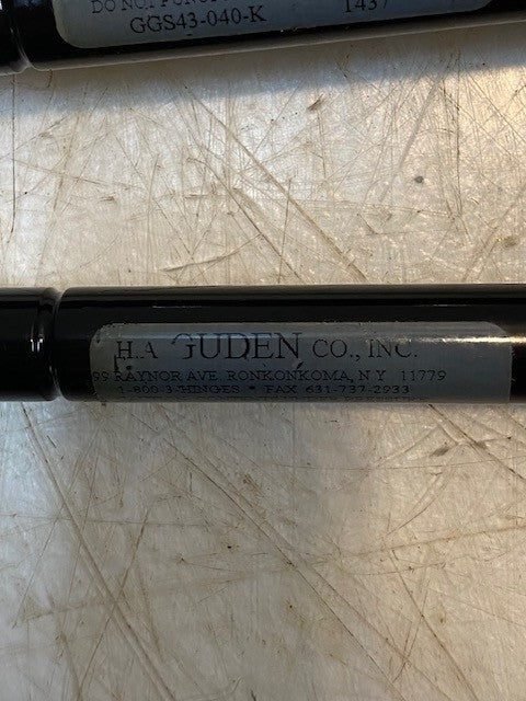 2 Qty of H.A. Guden GGS43-040-K Gas Spring Strut Lift Support Cylinders (2 Qty)