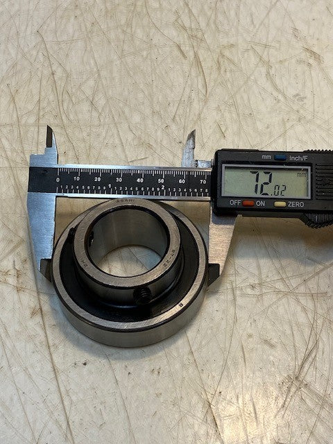 AMI Bearing BR7-22 Set Screw Locking Single Row Cylindrical Ball Bearing Insert