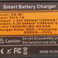 Smart Battery Charger KB-M7 | 123A+4 | X002CTJ7P7 5V/2.1A | 1.42V 500mA  1/500mA