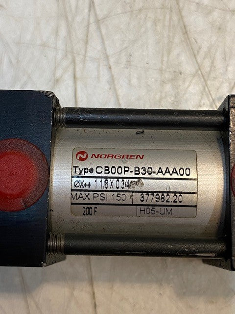 NORGREN CB00P-B30-AAA00 PNEUMATIC CYLINDER MAX PSI 150 | 377982.20 | H05-UM