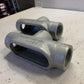 Box of 2 Crouse Hinds TB57 1-1/2" T Condulet Body Form 7 Conduit Body