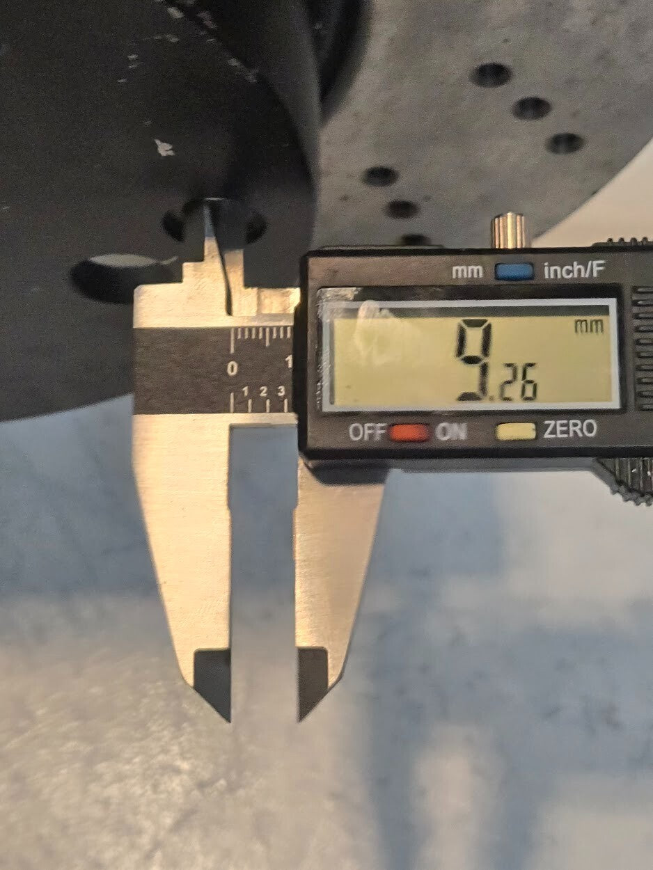 Drilled Brake Rotor 4 9-88 07 90 | 5x4.5in Bolt Pattern 11 9/16" Diameter