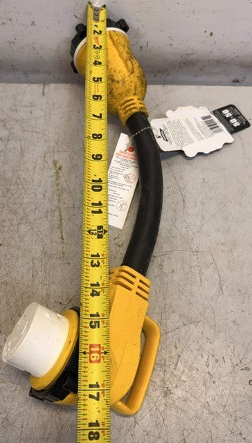 Camco PowerGrip 90-Degree Twist-Lock Electrical Adapter Plug Connector SS2-50P
