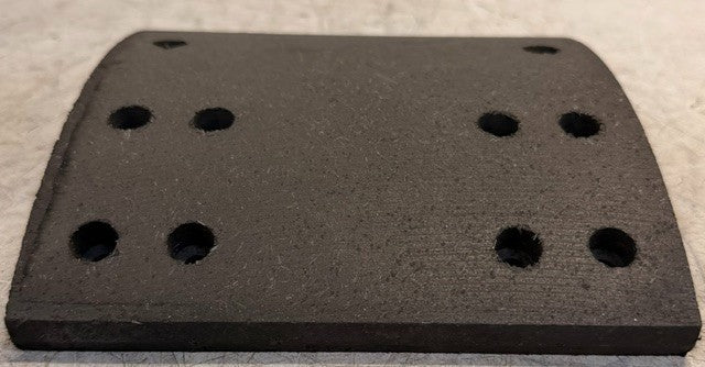 Set Of 4 Abex EL4709D-5165-2 Friction Drum Brake Shoe Lining Heavy Duty
