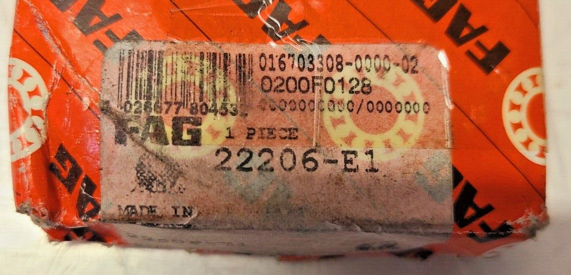 FAG X-Life Spherical Roller Bearing 22206-E1 | 016703308-0000-02 | 0200F0128