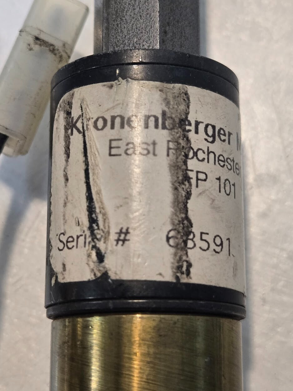Kronenberger Mfg Solenoid FP101 | Serial 68591| 5" Long 14mm Hex Shaft