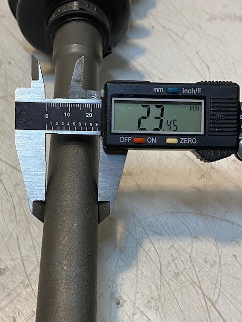 Constant Velocity Joint Axle 86378 | 21576C | 6821 | 37-1/2" Long 20-Spline