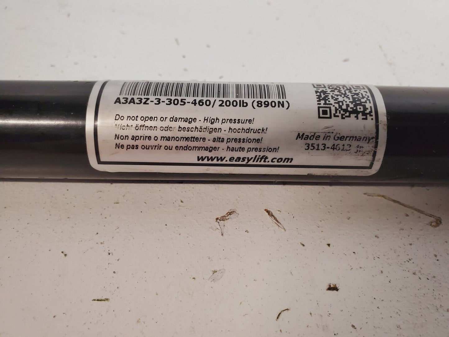 Bansbach Easylift Gas Spring | A3A3Z-3-305-460 / 200lb (890N)