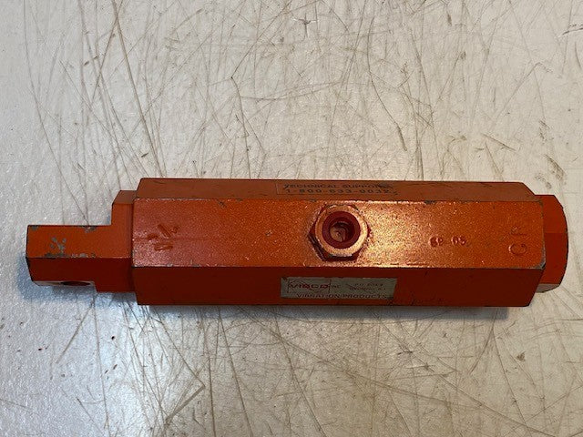 Vibco Piston Pneumatic Industrial Air Vibrator End Mount 9-1/4" Long 51mm OD