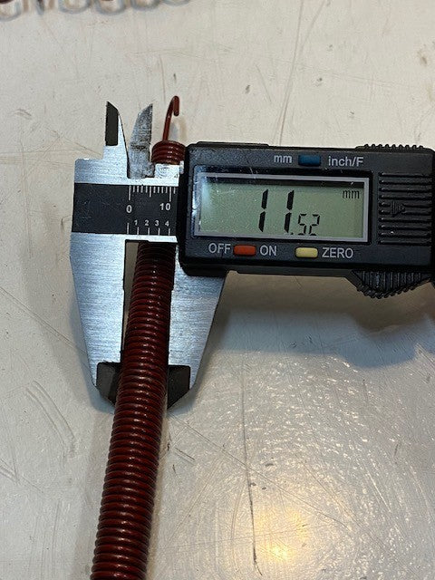 22 Qty of Springs w/ Hooks on the Ends 6-1/2" Long 5" Spring 12mm OD (22 Qty)