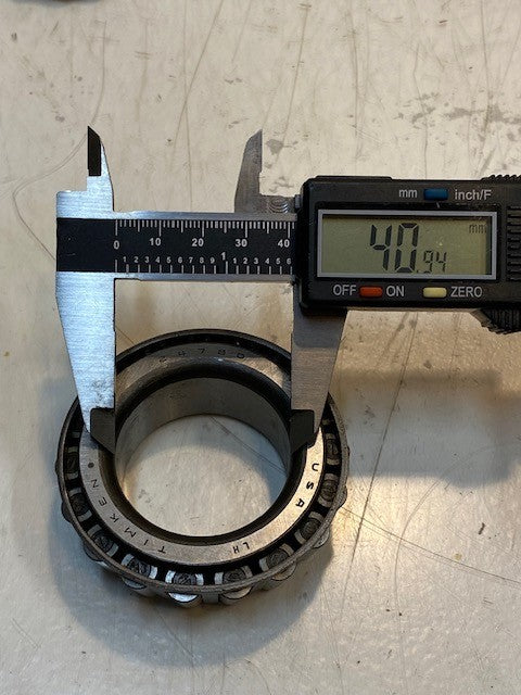 3 Quantity of Timken 24780 Cone Bearings 68mm OD 41mm Bore 23mm Thick (3 Qty)