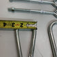 4 Pack of 5-3/8” Long Carabiners & 5 Pack of 8” Bolt Hangers  & 4.5” Bolt Hanger