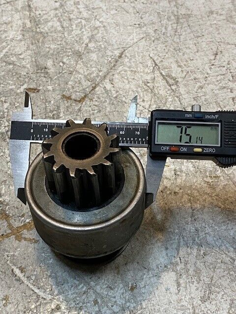 12-Spline Pinion Starter Drive 4" Tall 19mm ID 75mm OD