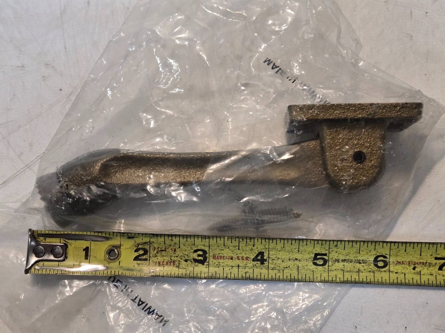 3 Quantity of Door Mount Kick Down Door Stops with Rubber Bumpers | 5 in (3 Qty)