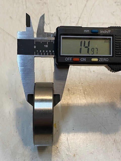 10 Quantity of S6205-2RS Sealed Ball Bearings 25x52x15mm (10 Quantity)