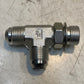 Parker 429335 Hydraulic Tee Adapter Fitting 22mm Thread 12mm ID
