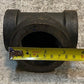 UFF Black Pipe Fitting Reducing Tee Cast Iron 2" x 1-1/2" 300Psi