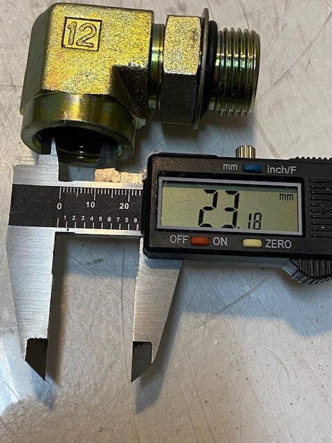 10 Quantity of 90 Degree Elbow Fittings 12 |  23mm Female ID 27mm Male Thread