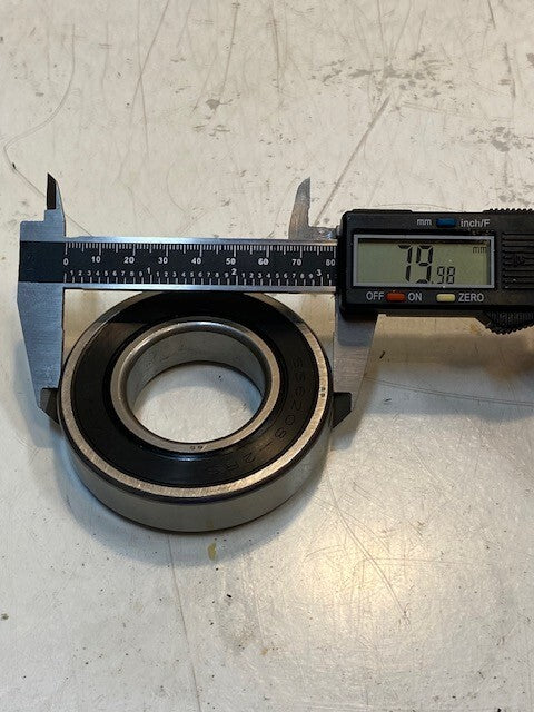 2 Quantity of IKS SS6208-2RS Single Row Ball Bearings 80x40x18mm (2 Quantity)