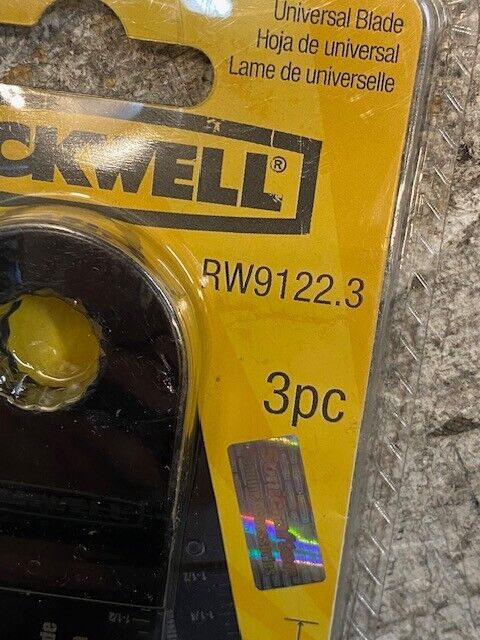 Rockwell RW9122 Metal/Wood Universal Cutting Blade Pack of 3 RW9122.3