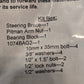 Hardware Kit 92107400 for Rough Country Steering Brace for 03-08 Dodge 2500/3500