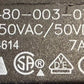 50 Quantity Push-Button Reset Thermal Circuit Overload Protectors 1480-003-070