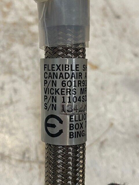 Elliott Vickers Flexible Shaft Aircraft Part 601R93106-209 | 42-1/2" Long