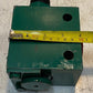 Hydraulic Solenoid Valve Manifold Green 37mm Thread OD 19mm ID 3"x4"x6-1/4"