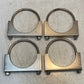 4 Quantity of Heavy Duty Steel U-Bolt N1 4in Exhaust Clamps (4 Quantity)