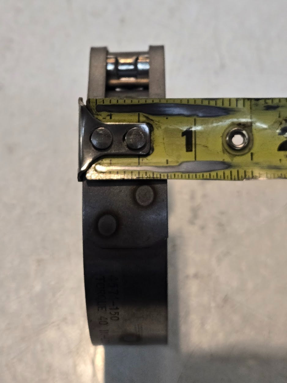 Aircraft Clamp 4574-150 for Eaton | R38656-1 | for 1.5 in OD Tubing | 40 in-lbs