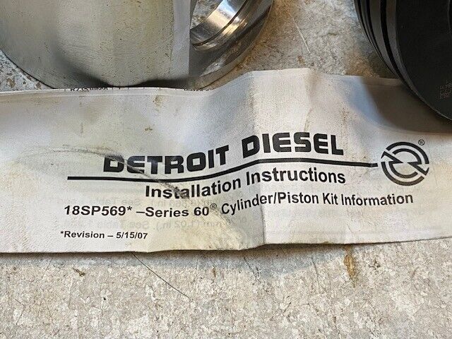 Detroit Diesel Series 60 Cylinder Piston Kit 18SP569 | 23535511 | 133L4