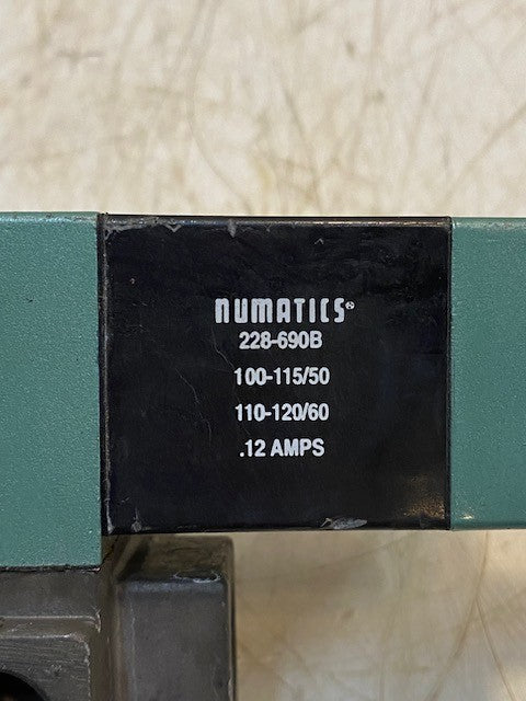 NUMATICS 153SS63AK000030 3 Position 4-Way Closed Center Solenoid Valve