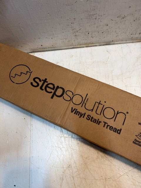 Step Solution Palenque Park Vinyl Stair Tread Lakeside Hill Oak 46" Long 2 Pack