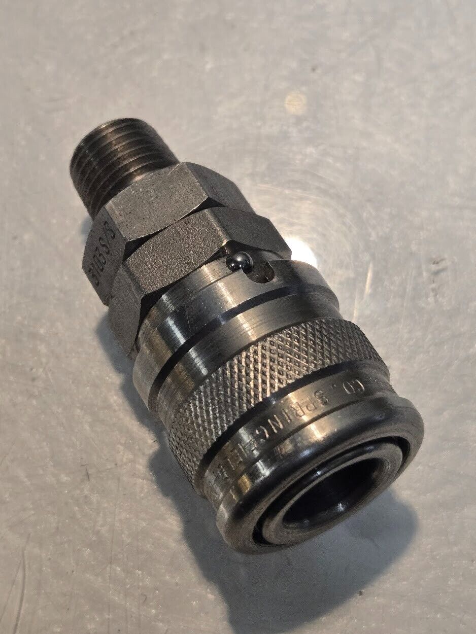 Foster 310S/S Stainless Steel 1/4" Quick Connect Coupling 1/4" Male Pipe Thread