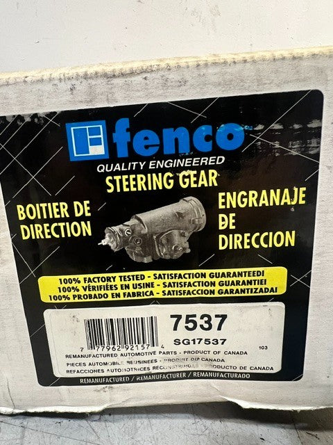 Fenco SG17537 Steering Gear Box Assembly Manual Steering Replacement Unit