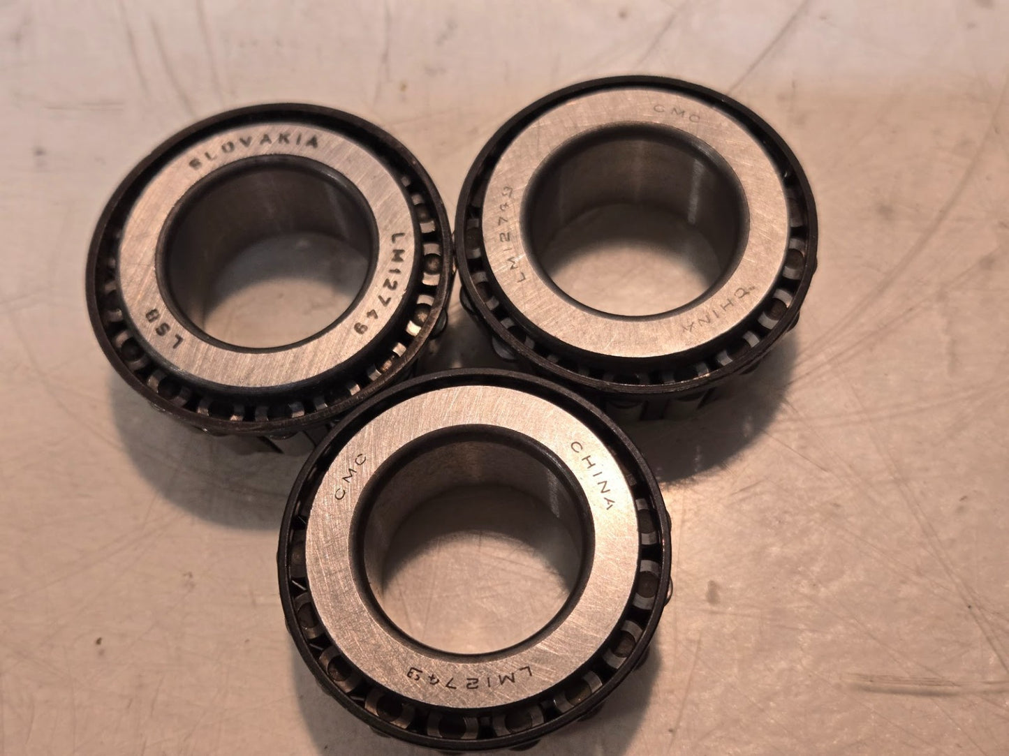 3 Quantity of Tapered Roller Bearing Cones LM12749 | 21.98 mm Bore (3 Qty)