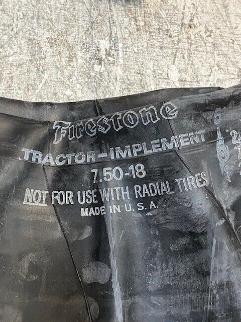 5 Qty of FIRESTONE Pneumatic Inner Tube Tire 7.50-18, 2610-00-266-6663 (5 Qty)