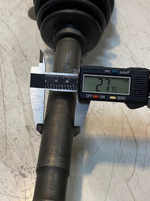 CV Axle Shaft Reman 55-0343 | 24131 | 27-Spline 38" Long 24mm Thread 28mm Shaft