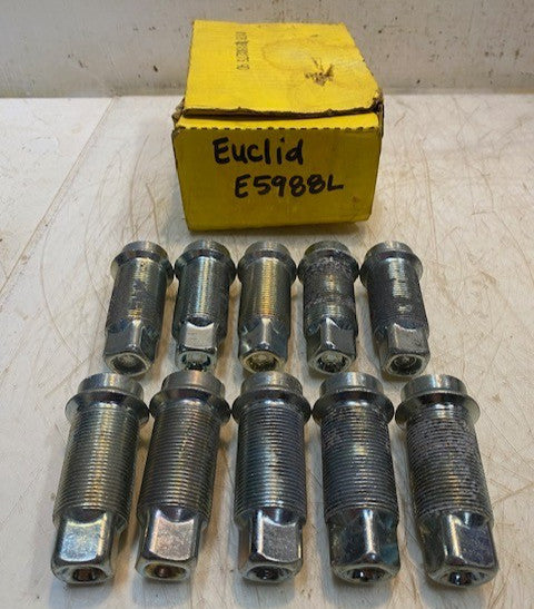 10 Quantity of Euclid E5988L Left Hand Wheel Inner Cap Nuts (10 Quantity)