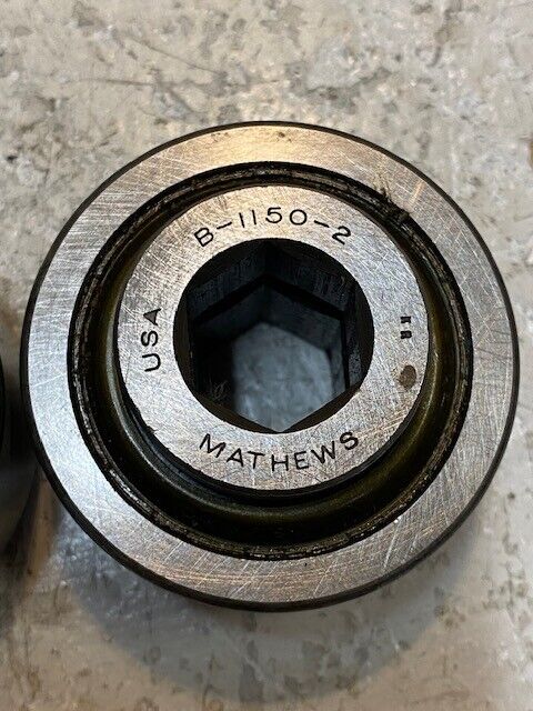 2 Quantity of Mathews Conveyor Bearings B-1150-2 | 20mm Bore 58mm OD (2 Qty)