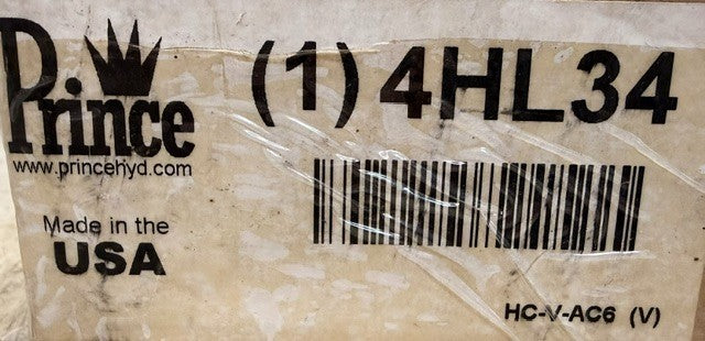 Prince Manufacturing Corporation Inline Hydraulic Pressure Relief Valve 4HL34