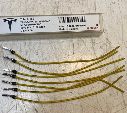 7 Quantity of Tesla Terminal Pigtails 1116658-00-B Model 3, X, Y, S (7 Quantity)